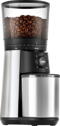 Brew Time Based Conical Burr Coffee Grinder - Stainless Steel