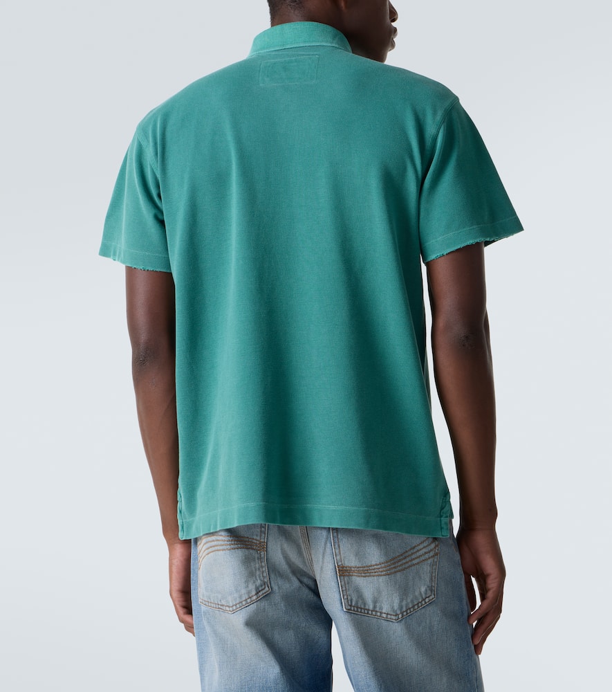 Logo cotton polo shirt