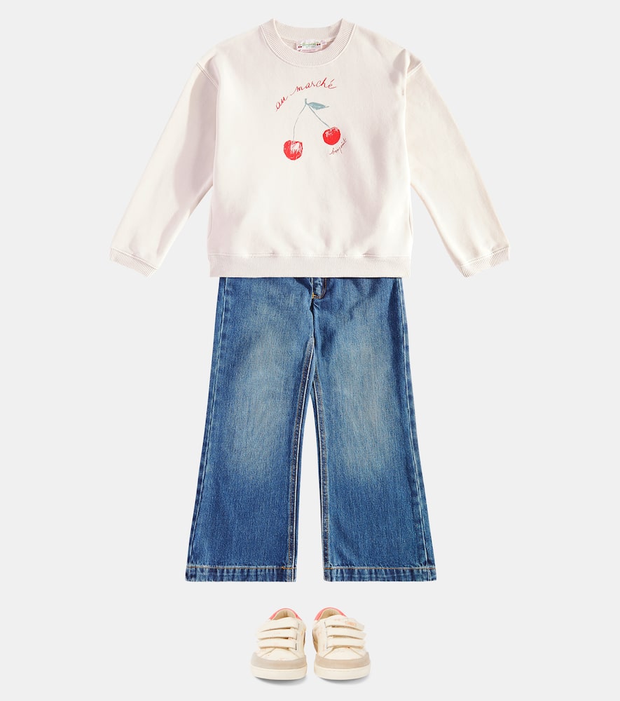 Bonpoint Fleurette printed cotton sweatshirt