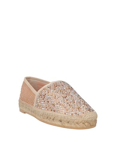 Rene' Caovilla Woman Espadrilles Chocolate brown Size 4 Leather, Textile fibers