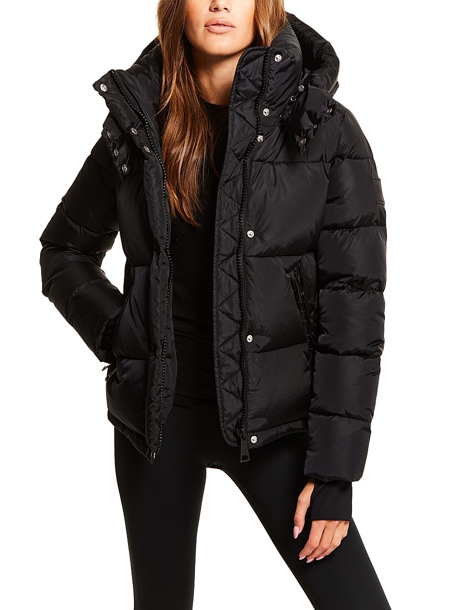 Women's Remy Puffer Jacket - Matte Black