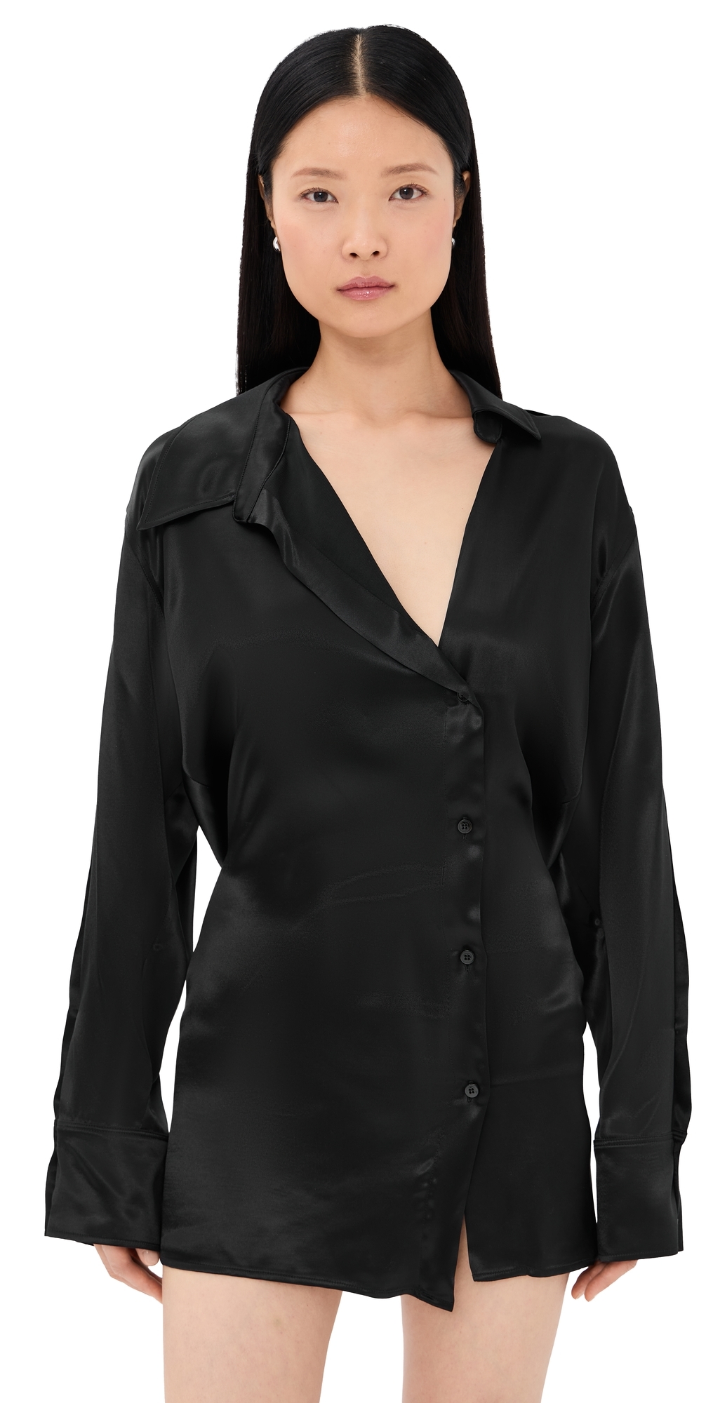 Mini Shirtdress Black