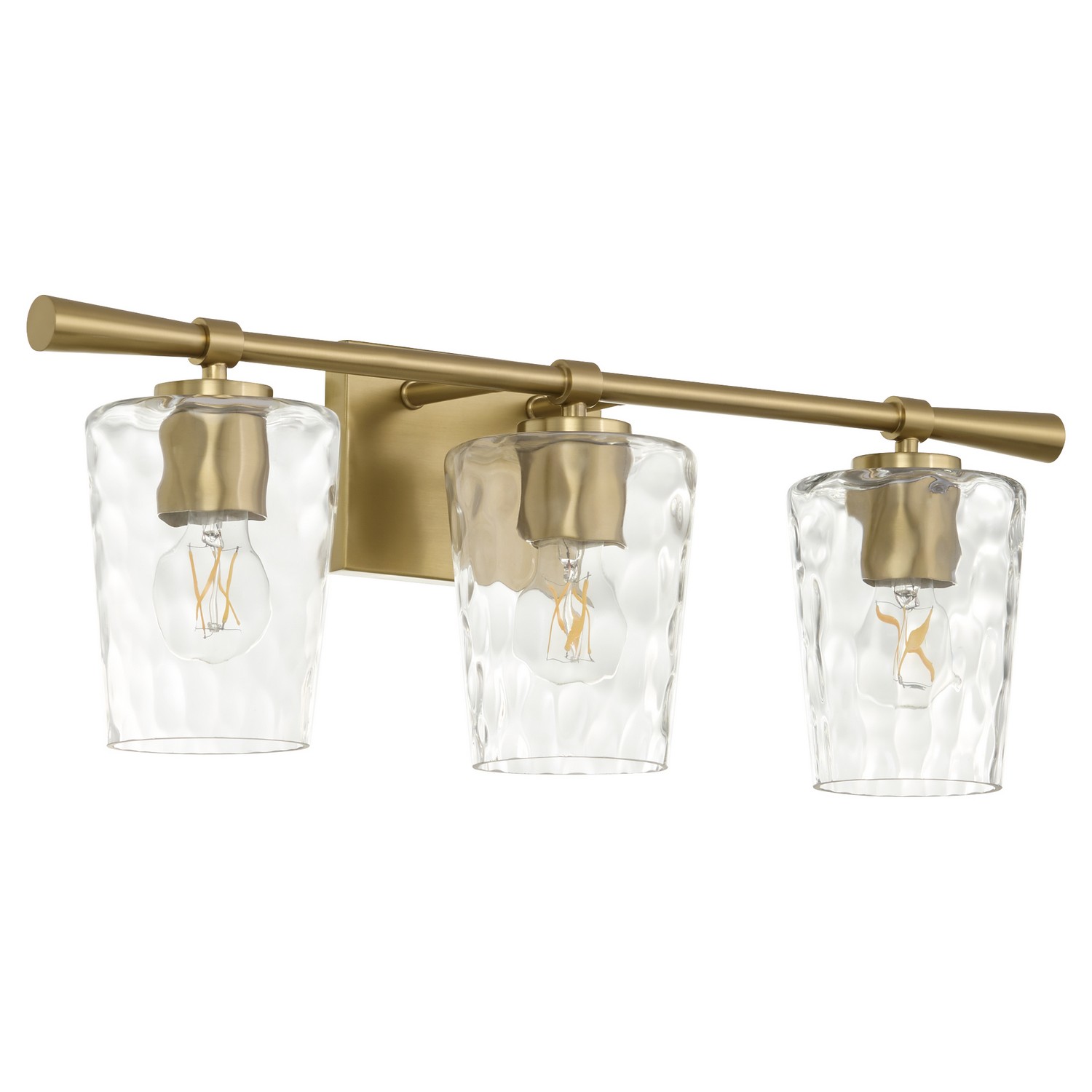 Aged Brass Bathroom Vanity Light from the Goodwin Collection