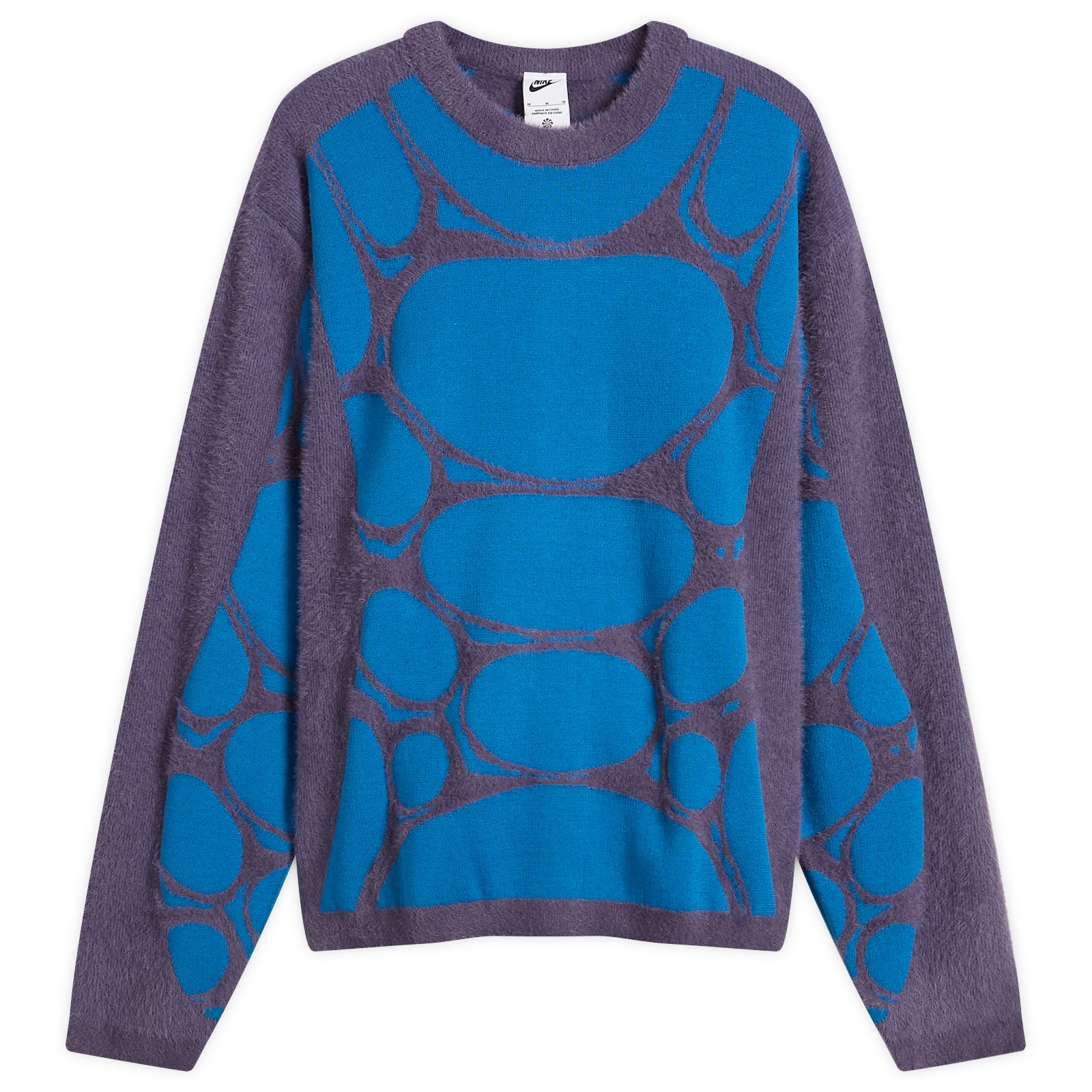 Men's Project F.R.O.G. Jelly Cage Sweatshirt Dark Raisin/Brilliant Blue/Voltage Green