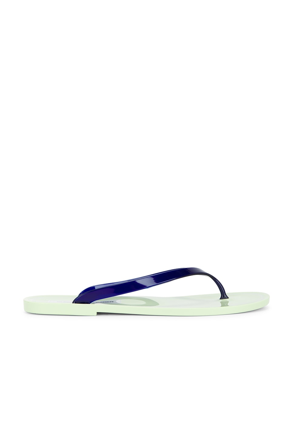 Christopher Esber Jo Flip Flop in Aloe & Ink - Green,Navy. 40 also