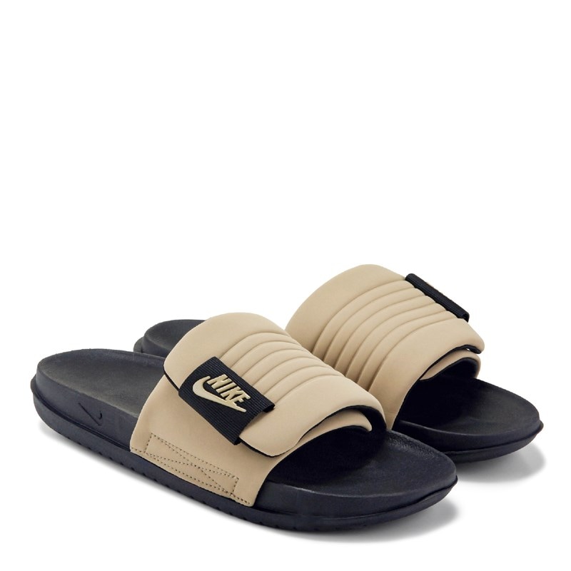 Men's Offcourt Adjust Slide Sandals (Black/Khaki)