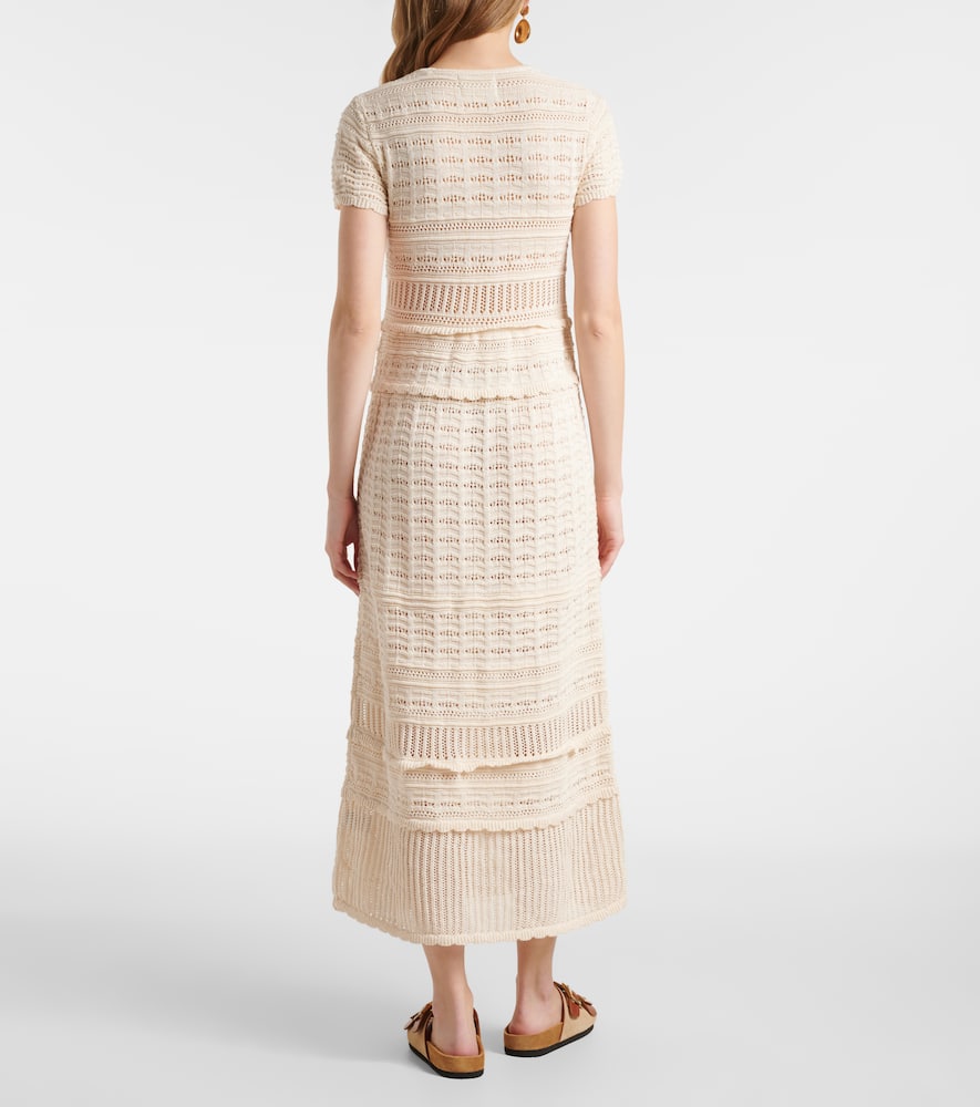 Aurore knitted cotton maxi dress
