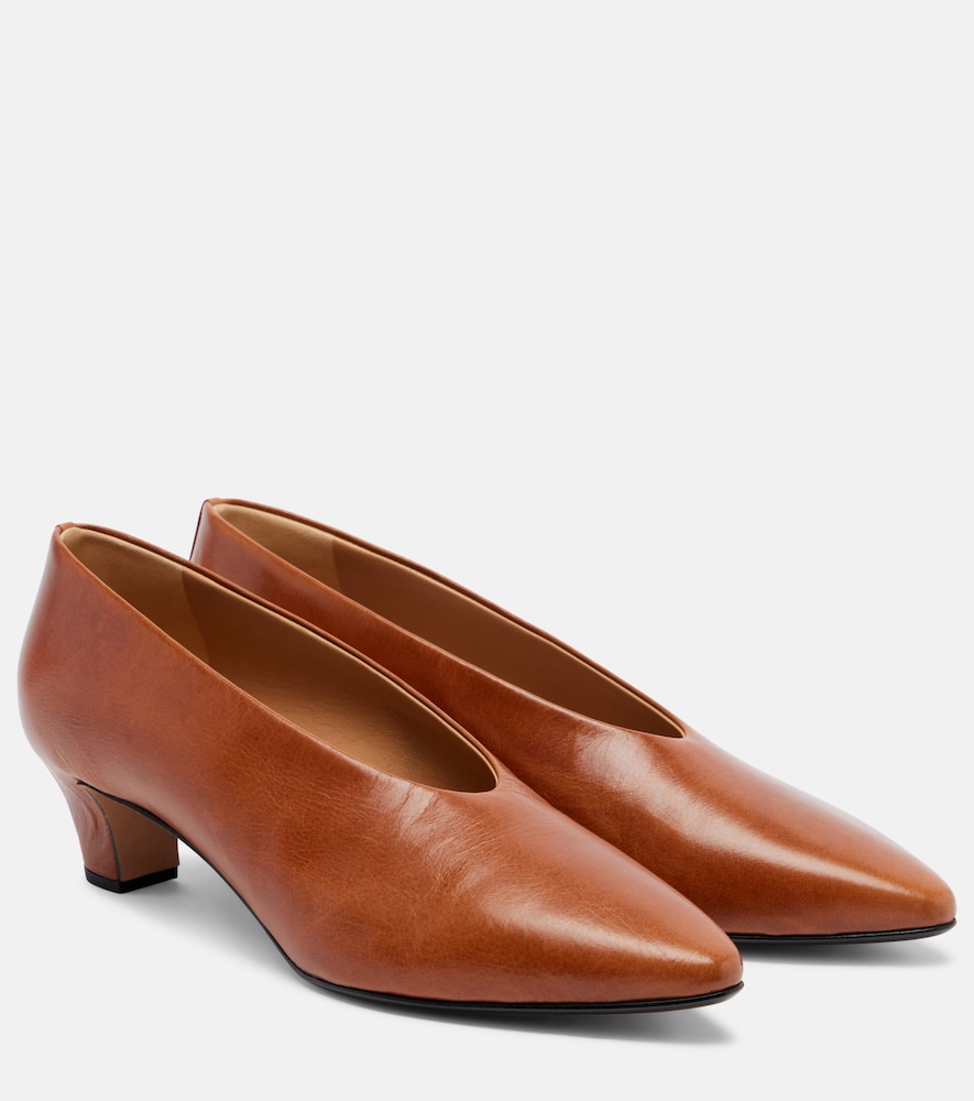 Bri leather pumps