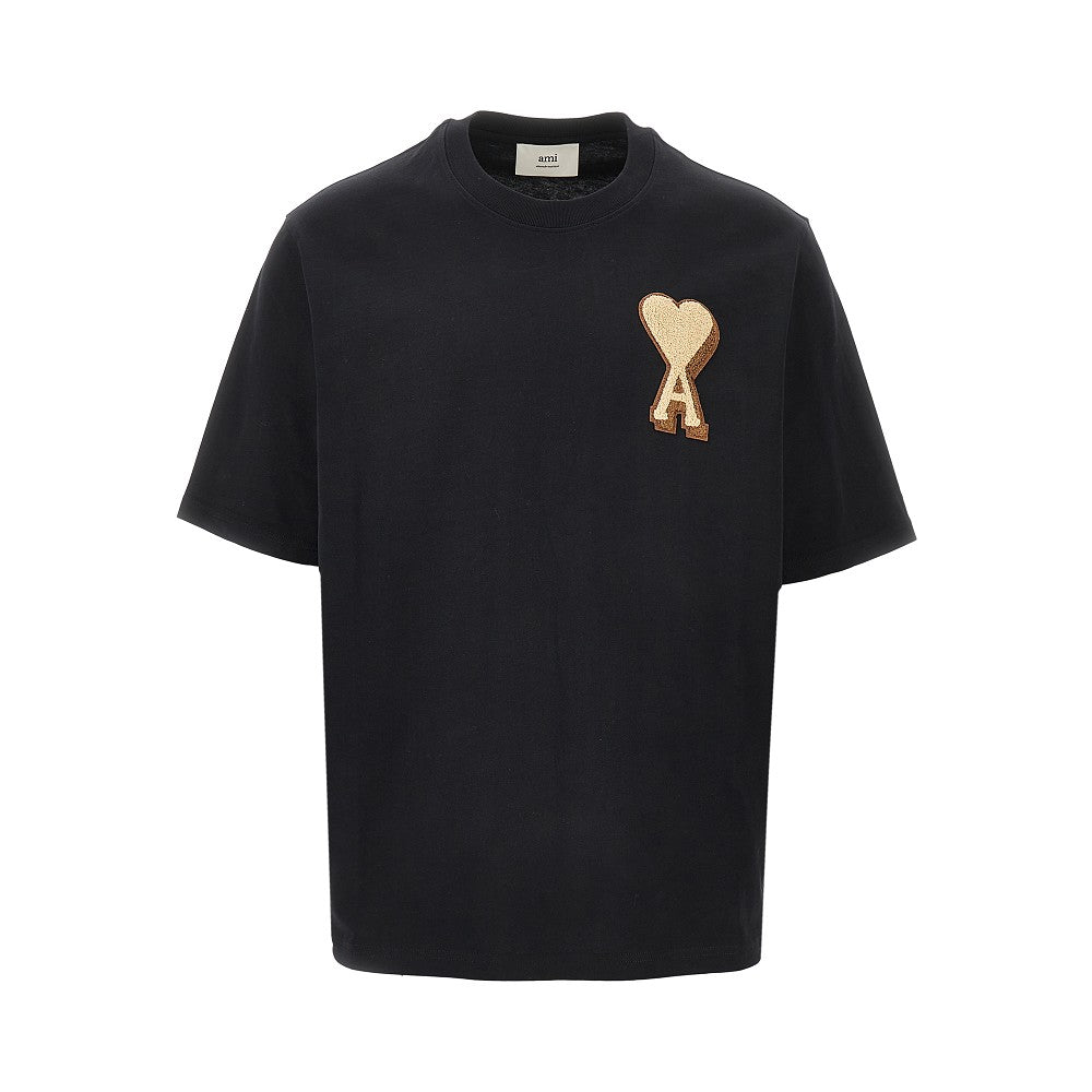 AMI 'Ami de Coeur' terry patch T-shirt Man S