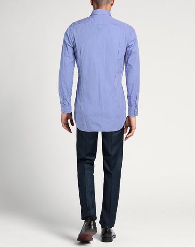 Man Shirt Blue Size 15 Cotton