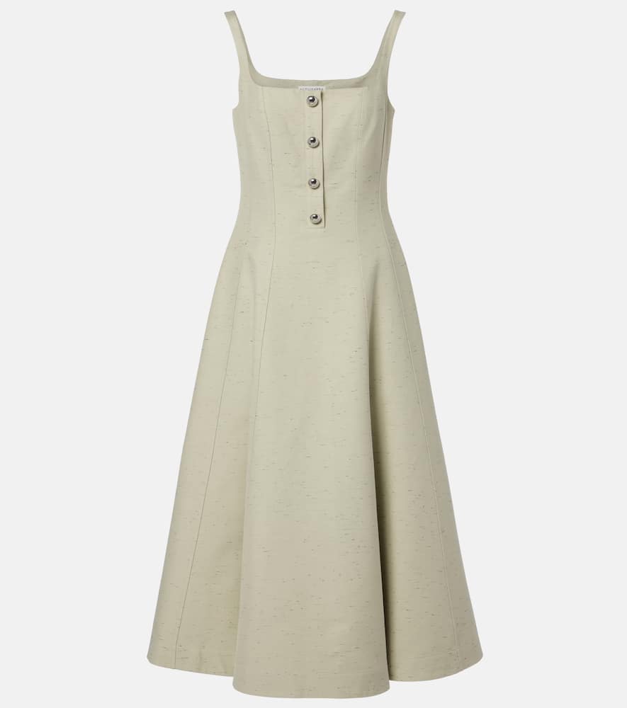 Orrie cotton-blend midi dress