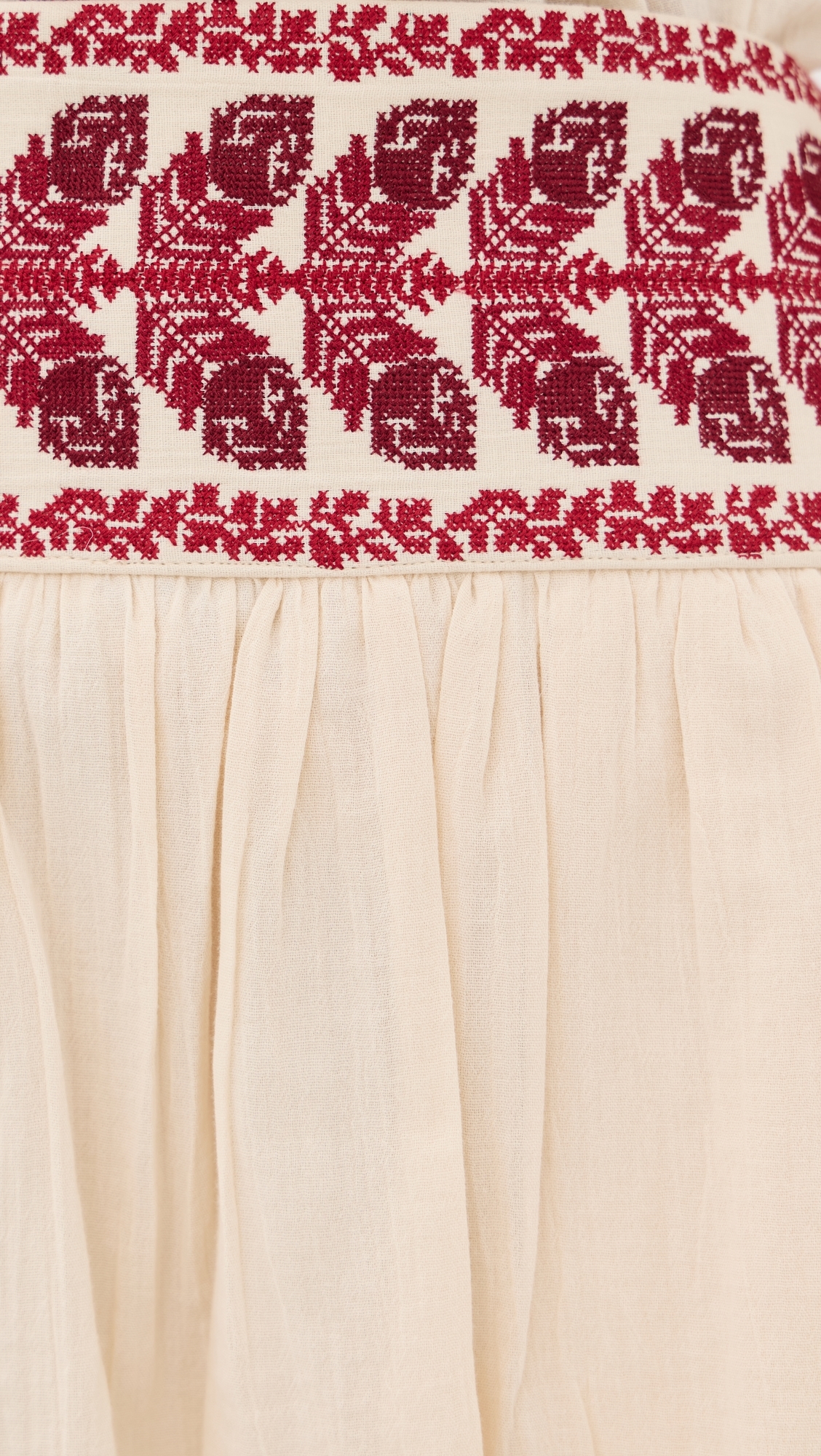Picadilia Skirt Beige/Red