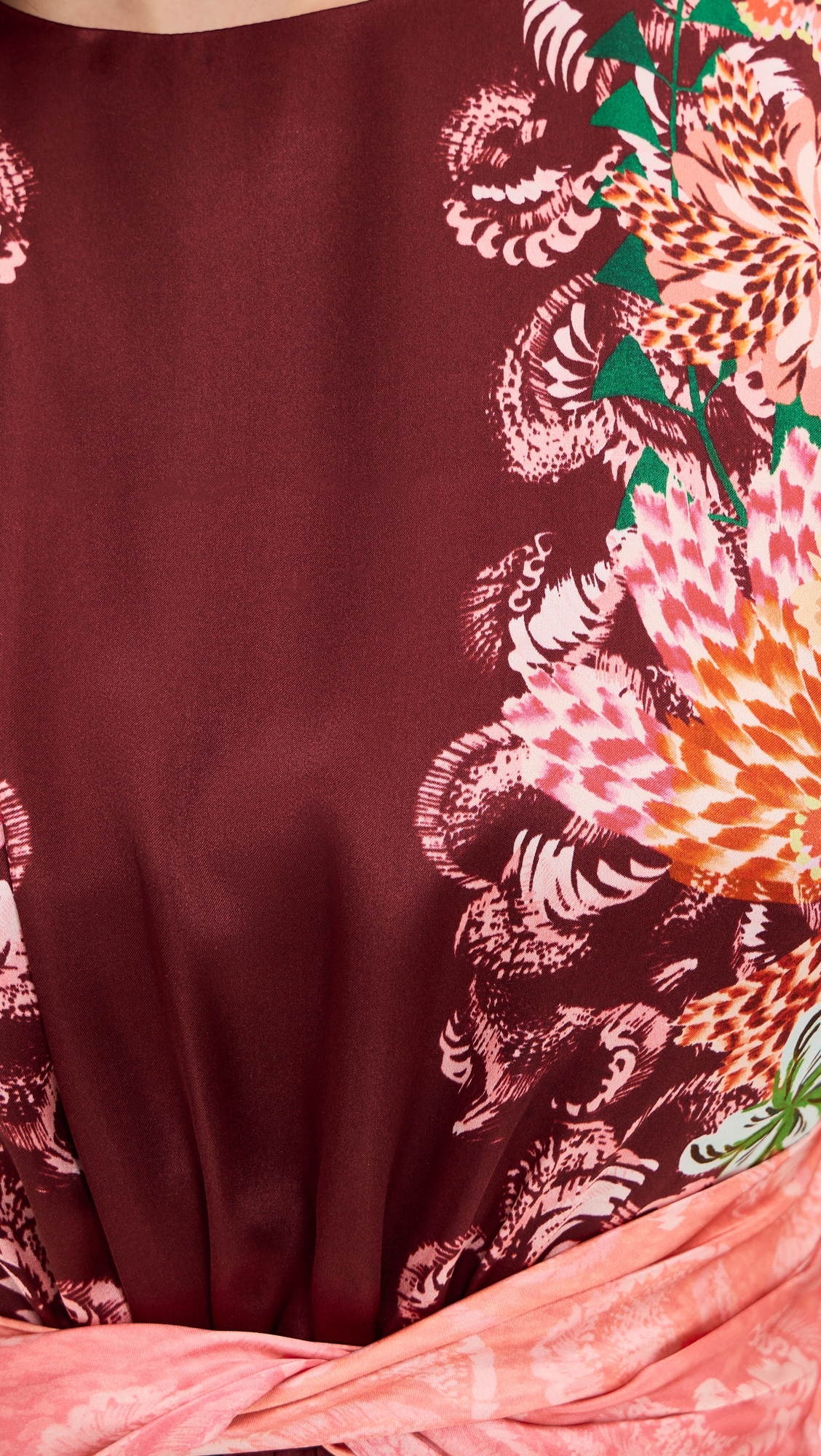 Gwen Dress Fiori Border Plmt