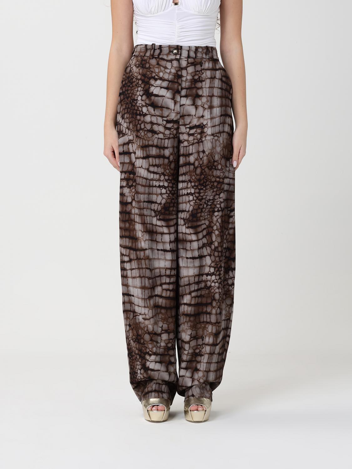 Pants Woman color Brown