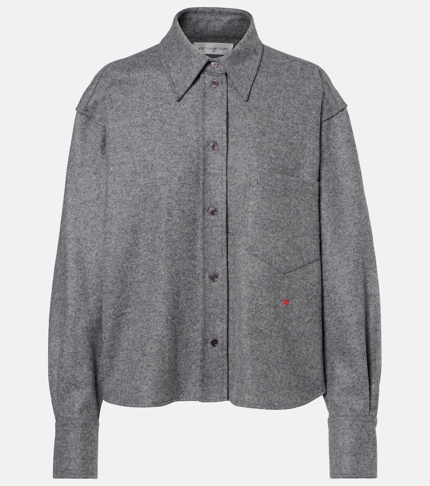 Wool and cashmere shirt