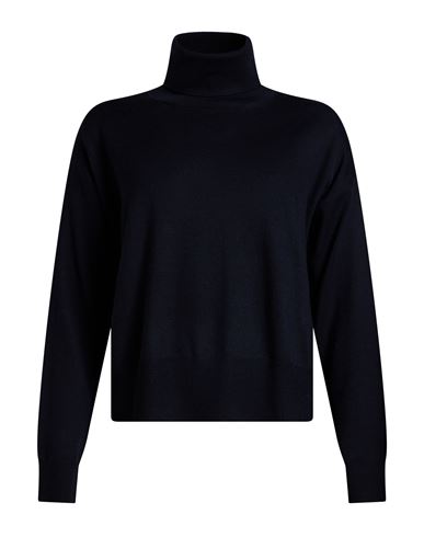 Woman Turtleneck Midnight blue Size 8 Merino Wool