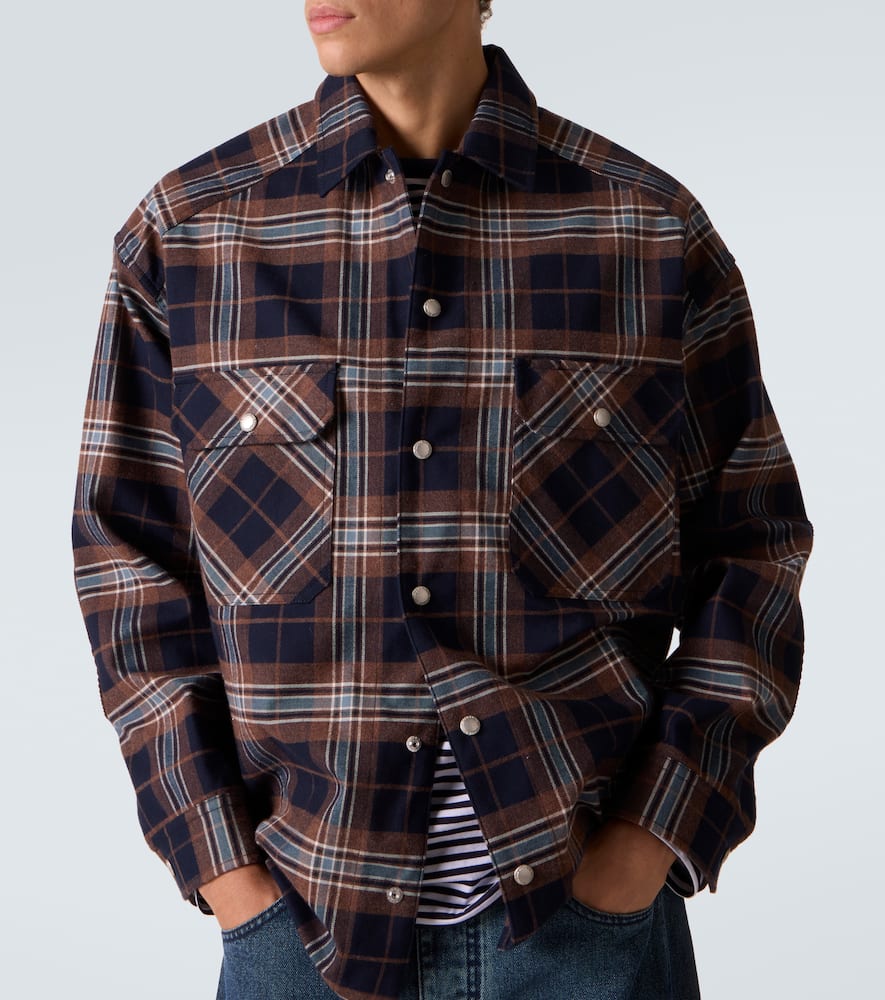 Comme des Garçons Homme Plaid cotton overshirt