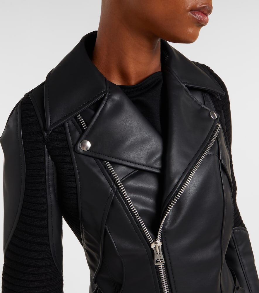 Faux leather jacket