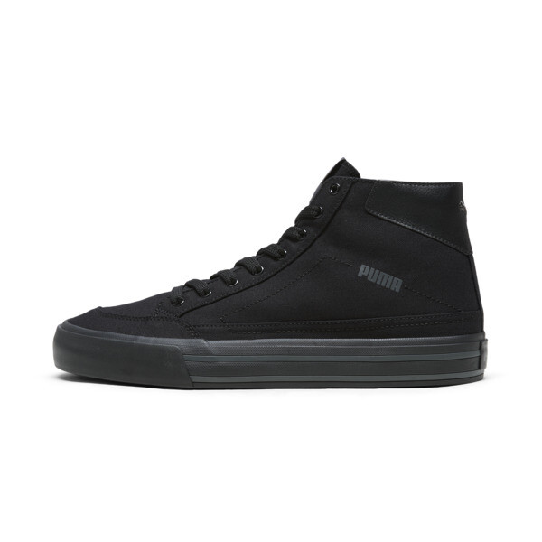 PUMA Court Classic Vulc Mid Men's Sneakers in Black