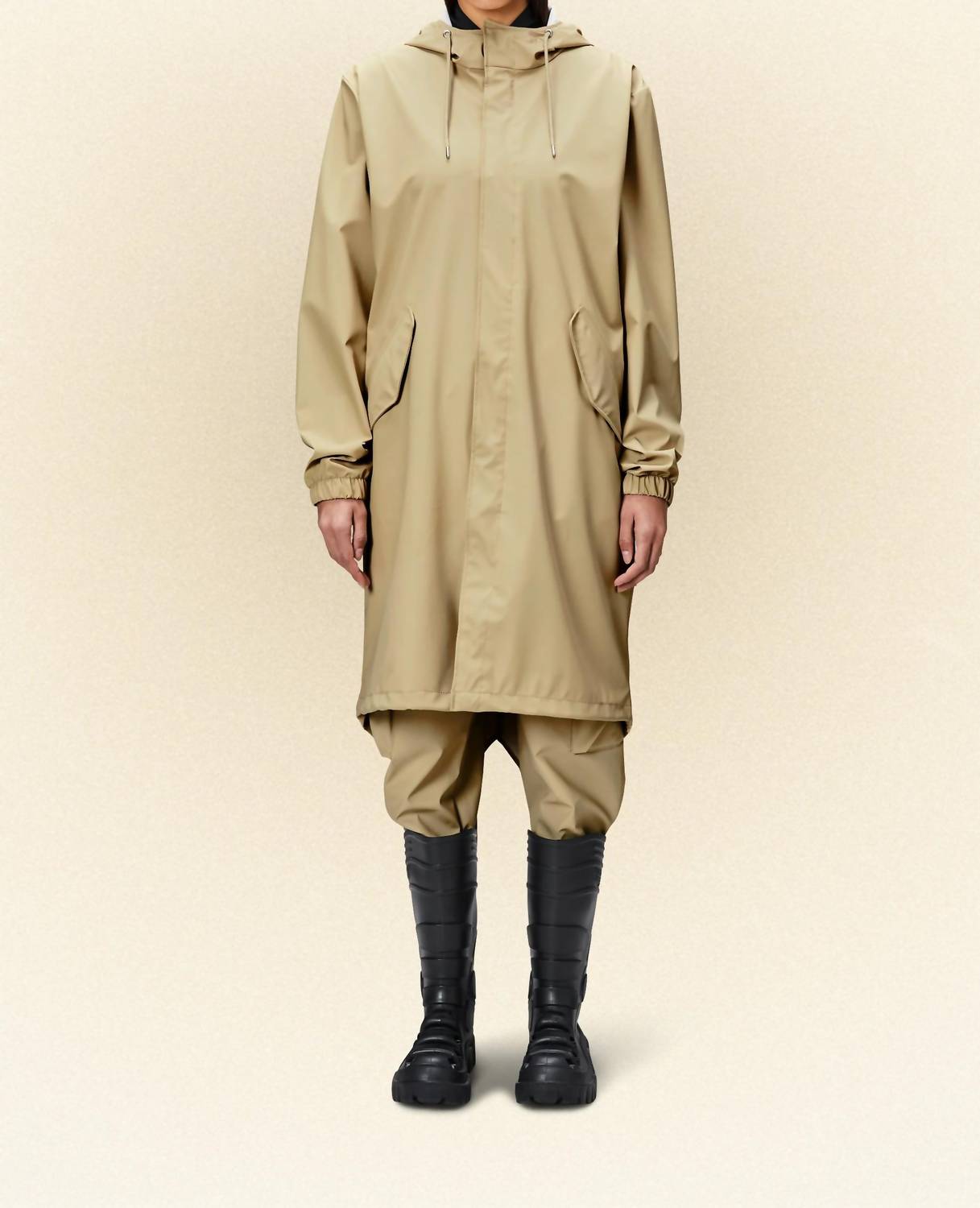 Women's Fishtail Parka In Sand
