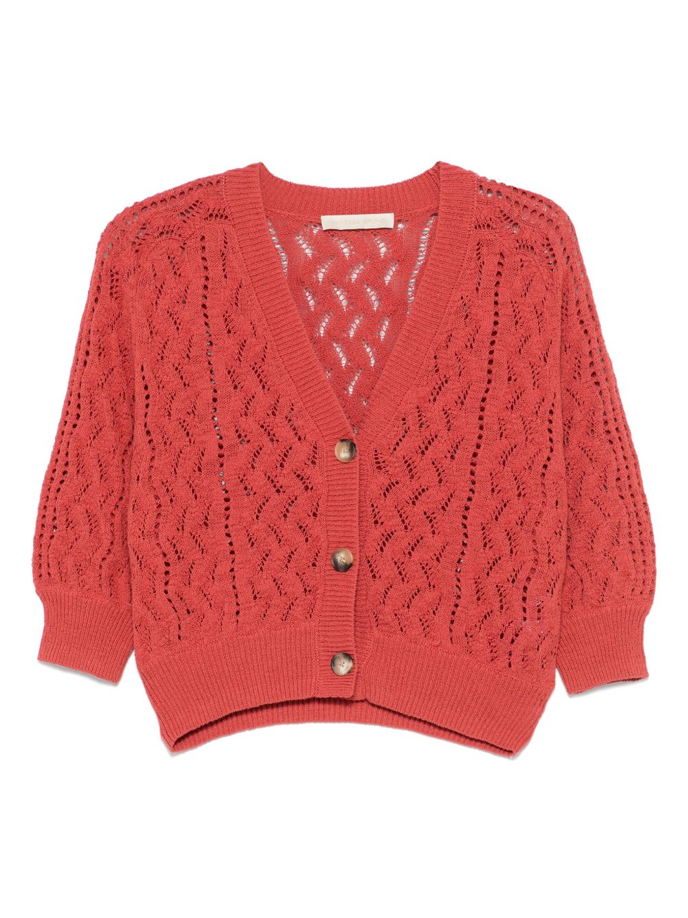 Vanessa Bruno open-knit cardigan - Orange
