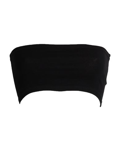 Woman Top Black Size 4 Rayon, Cotton, Elastane