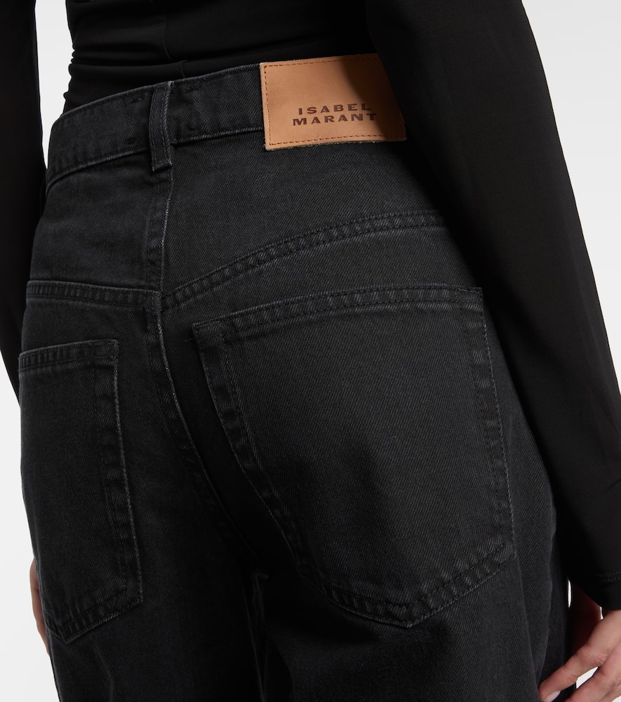 Dromie mid-rise straight jeans