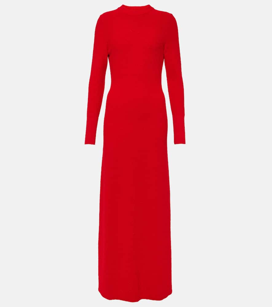 Lara cutout bouclé maxi dress