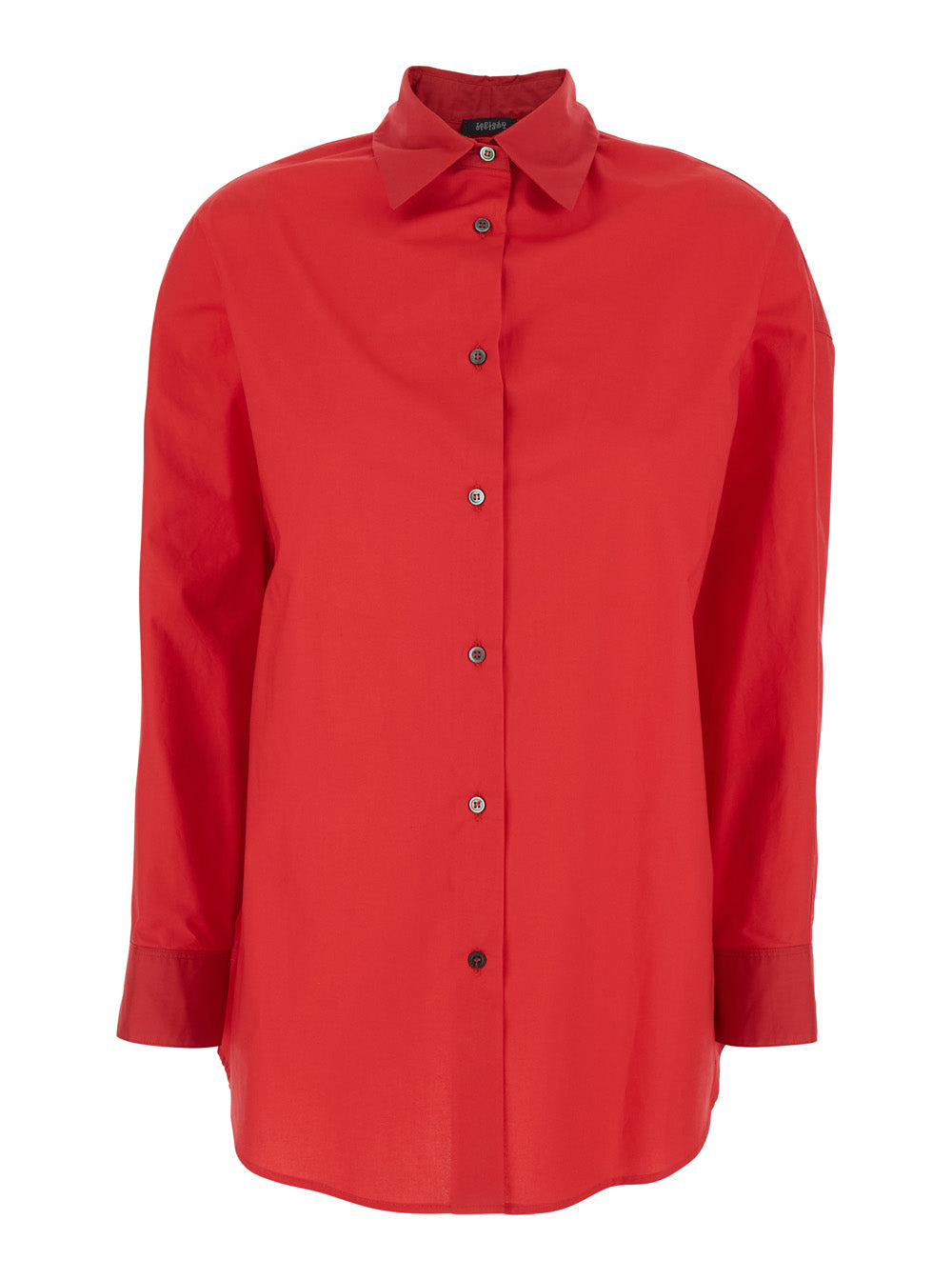 Cotton Popeline Shirt — Red