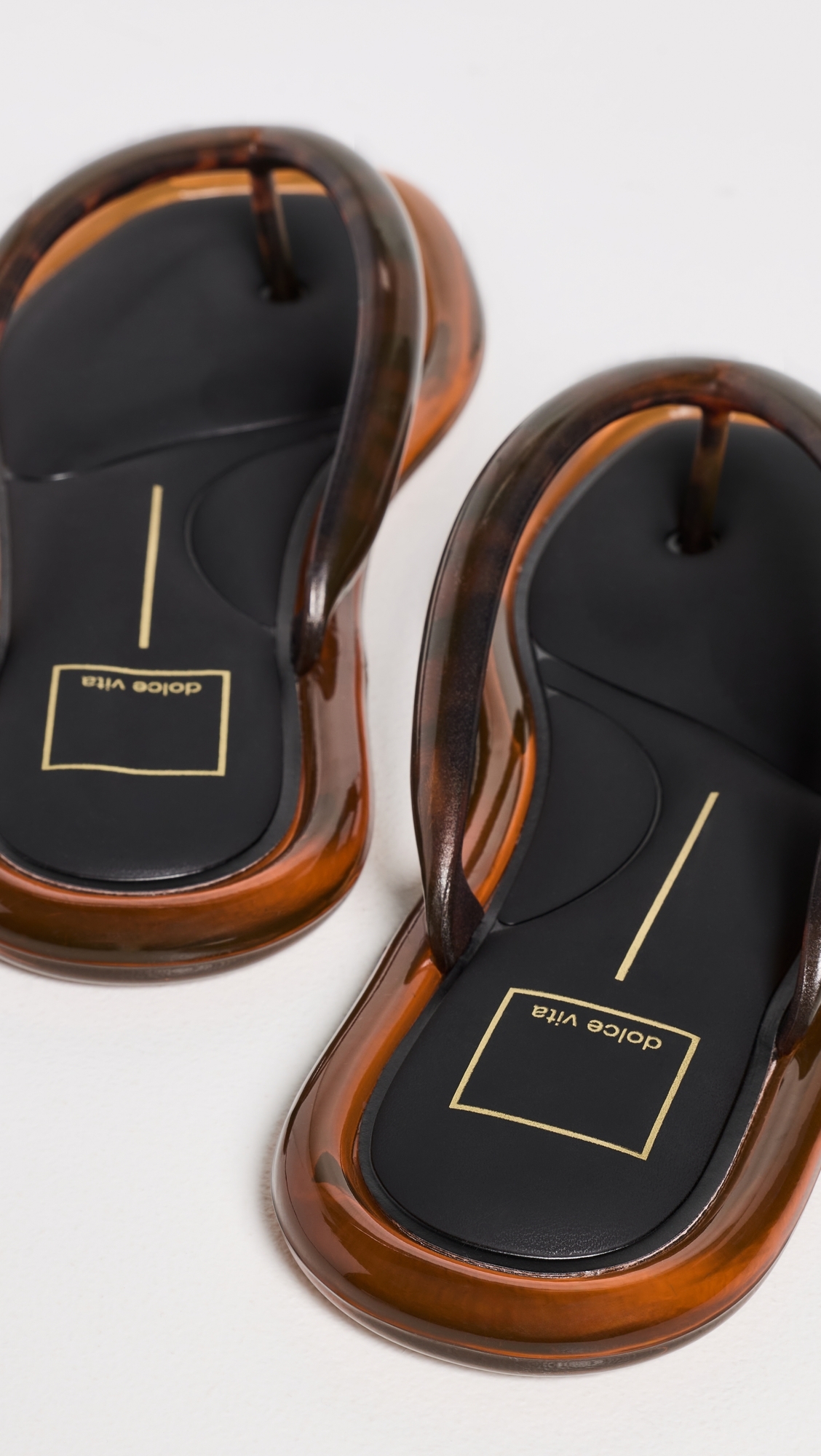 Jozey Jelly Flip Flops Tortoise