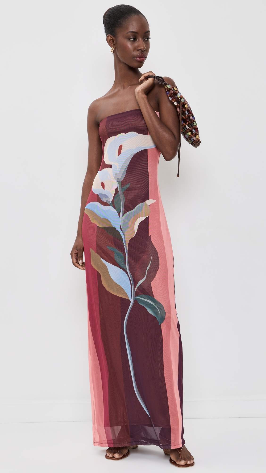 Brisa Strapless Maxi Dress Multicolor Brisa