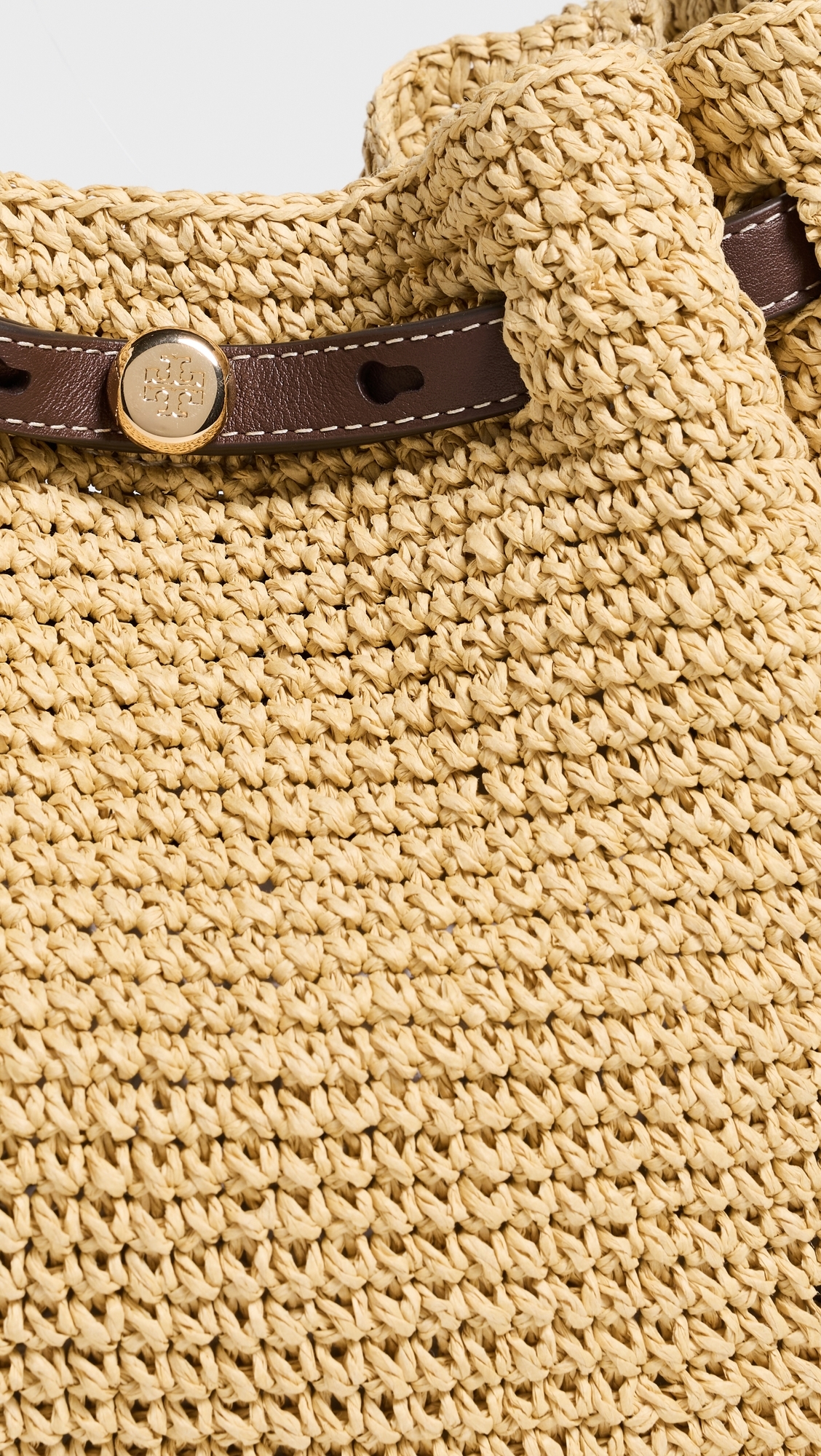 Romy Straw Bucket Bag Natural One Size
