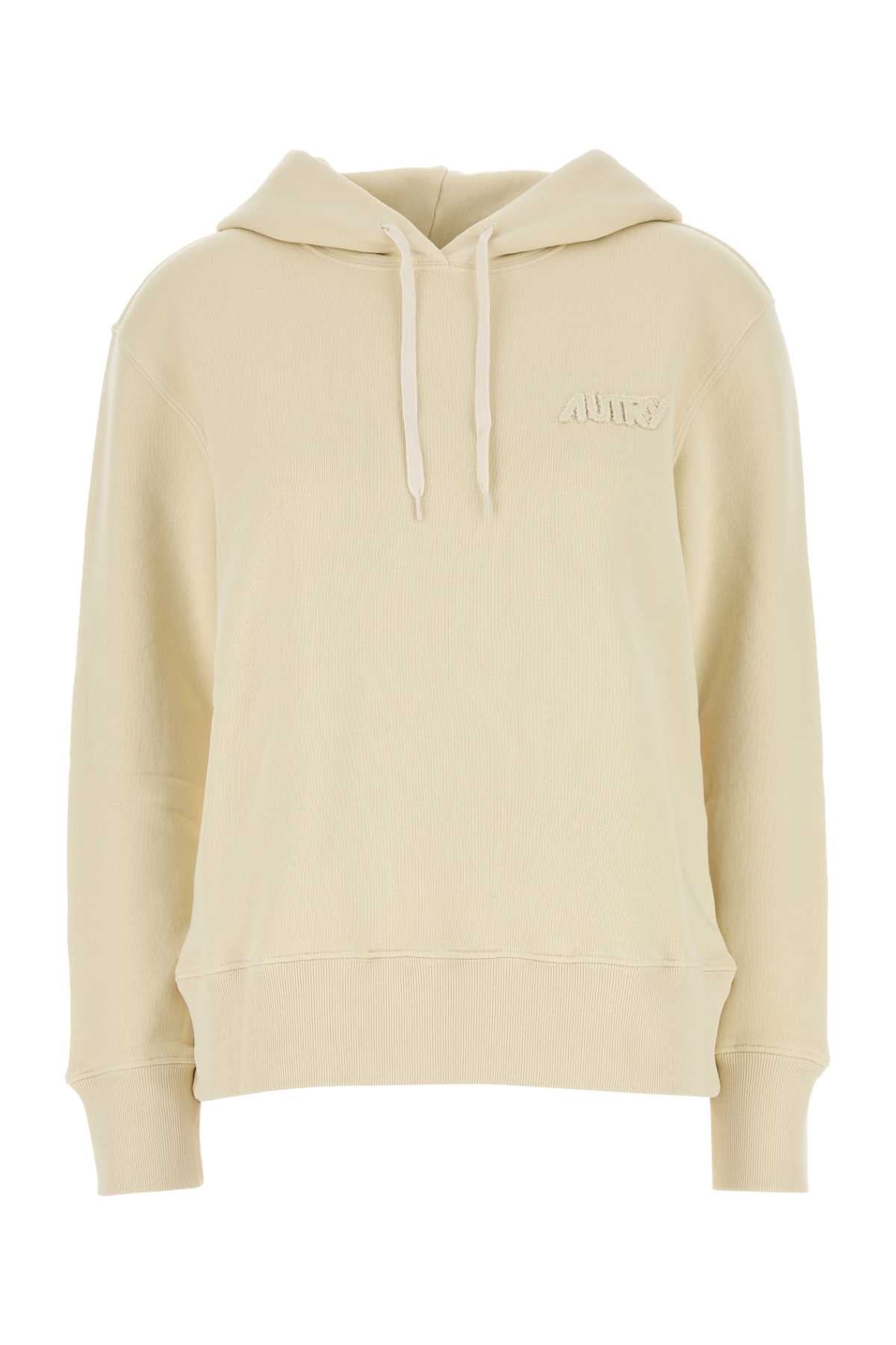 Cotton Hoodie Hoodie — Beige