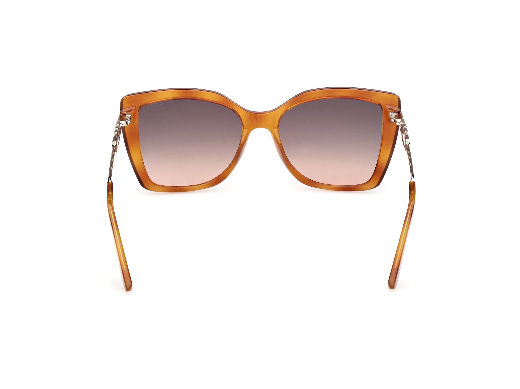 Guess Mujer Guess GU00266 53F Gafas de sol Inyectado la Habana Marrón Cuadrada Norma