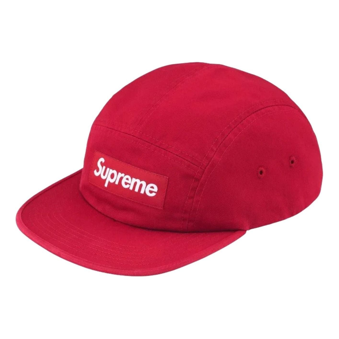 FW26 Washed Chino Twill Camp Cap 'Red'