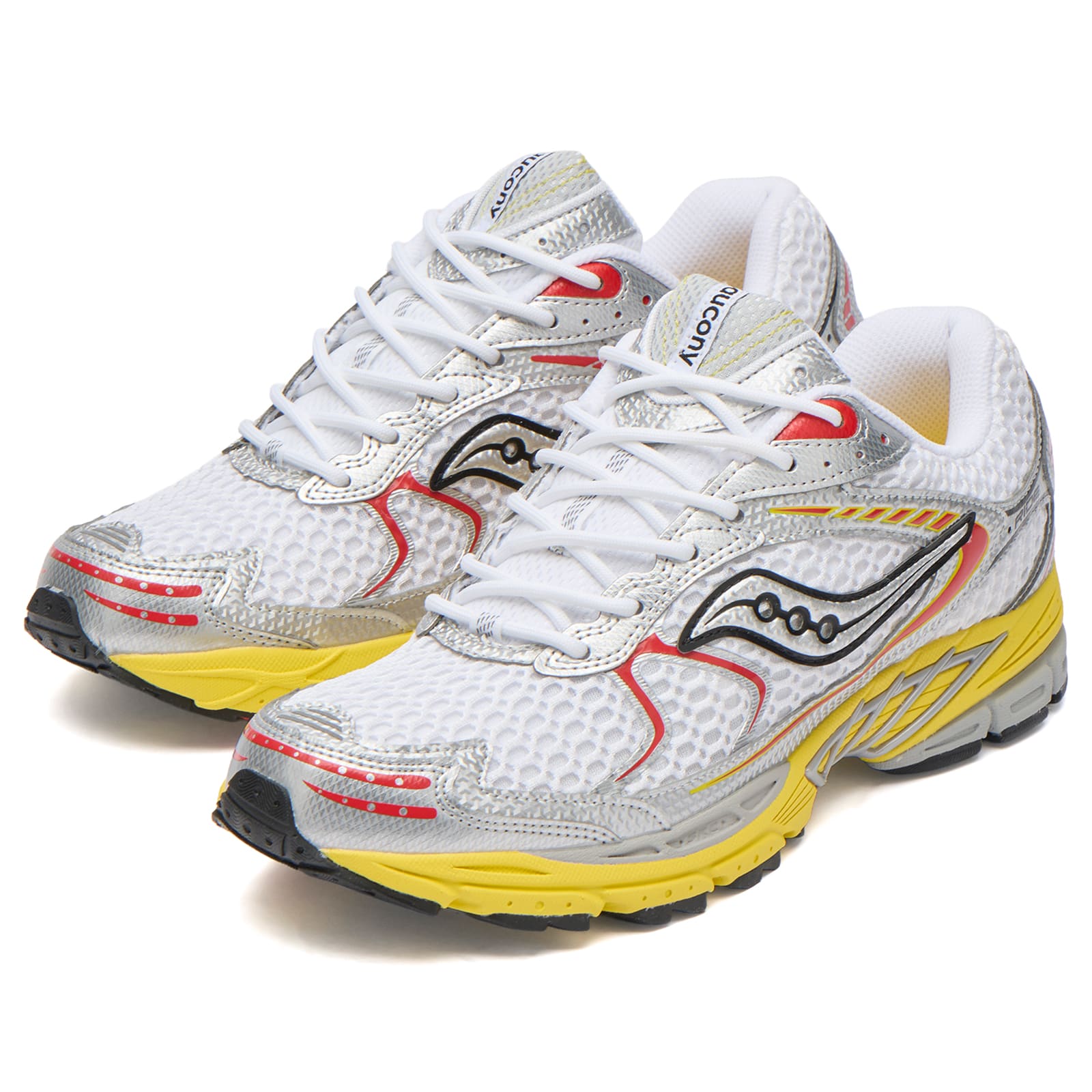Men's Ride 1 Sneaker in White/Buttercup