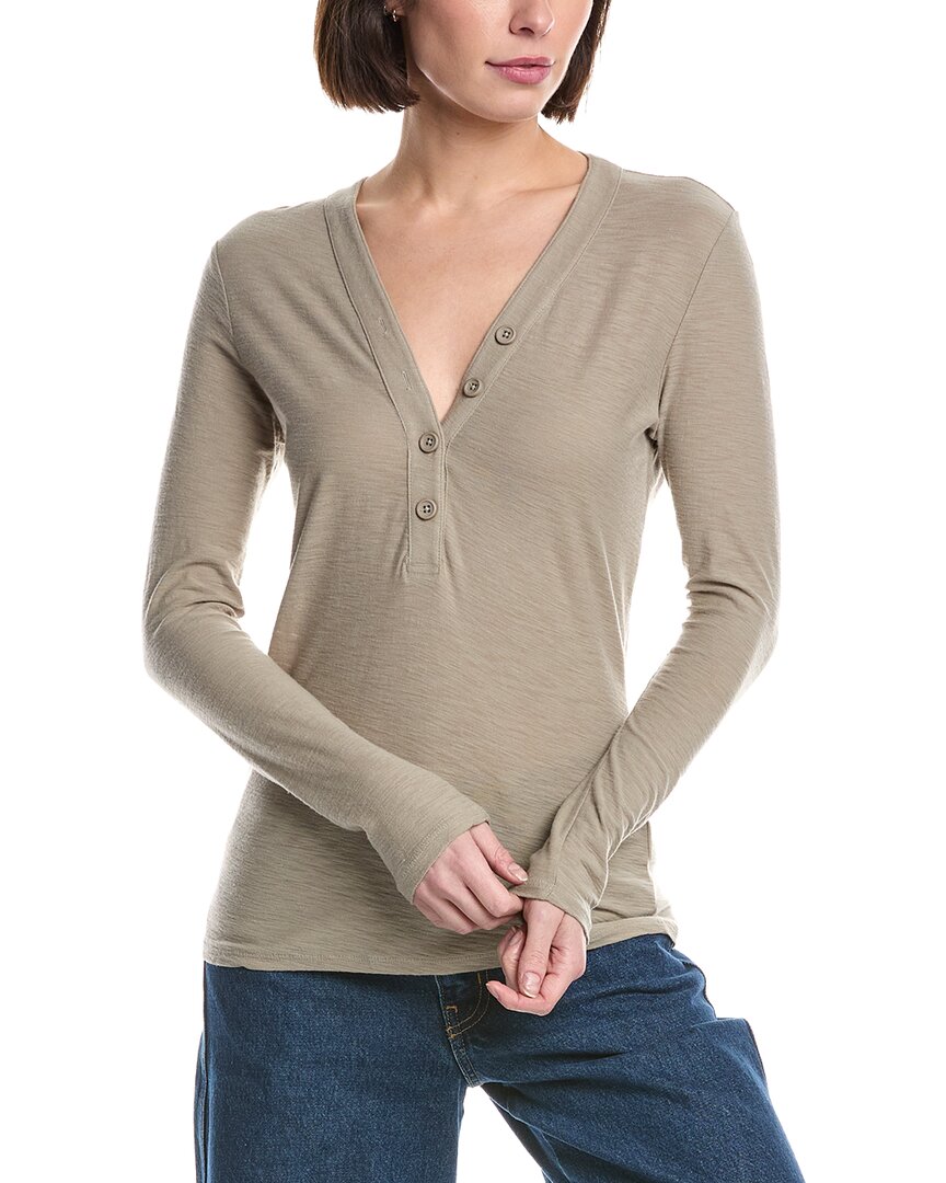 Jersey Henley Top