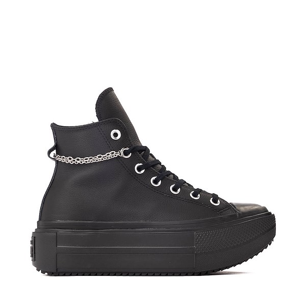 Converse Chuck Taylor All Star Lift Double Stack Girli-tude High-Top Sneaker - Black Monochrome