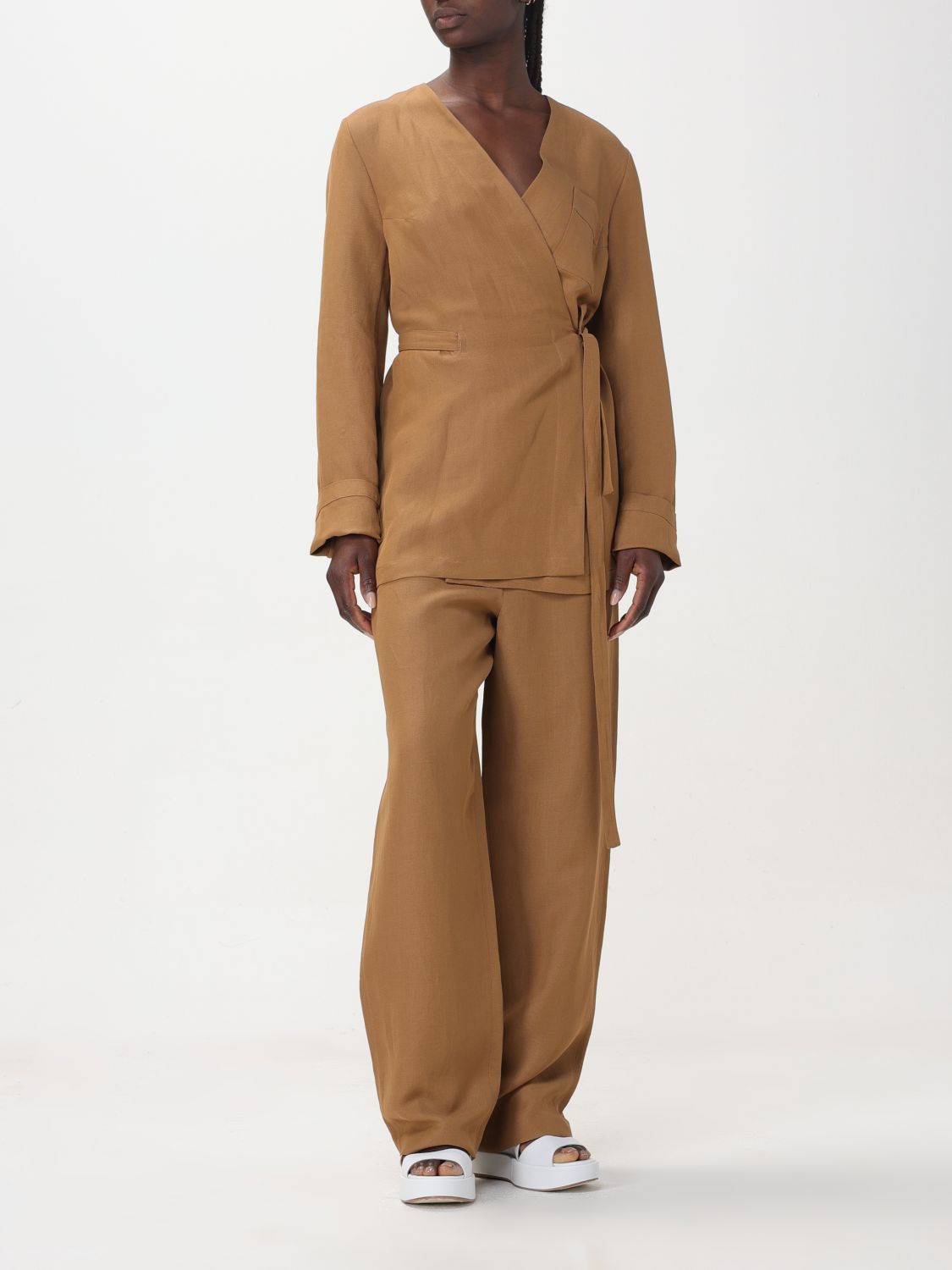 Jacket Woman color Sand