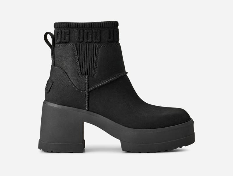 ® Women's Moxy Chelsea Leather Boots in Black