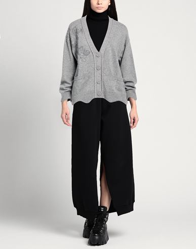 Woman Cardigan Grey Size 10 Wool, Viscose, Polyamide, Cashmere, Polyester