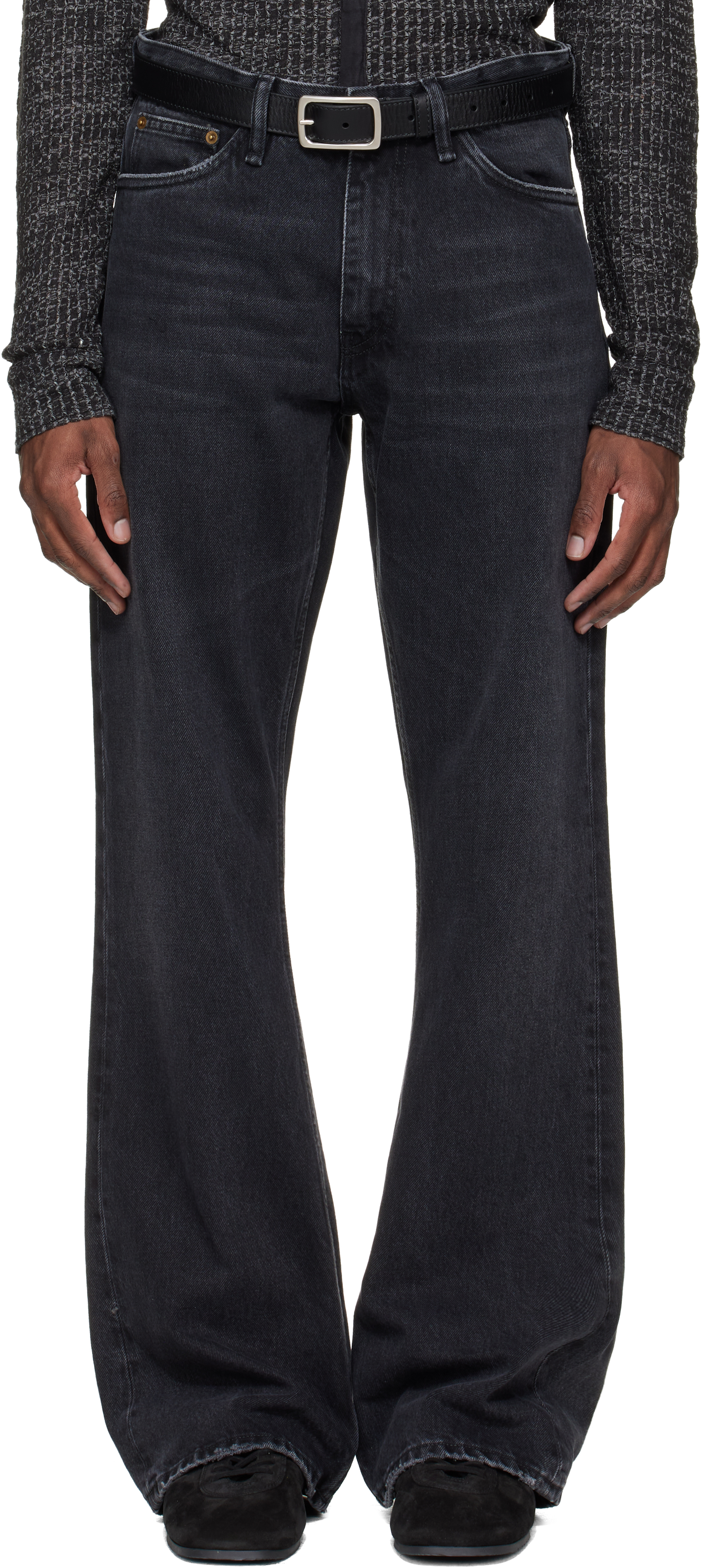 Black Bootcut Jeans