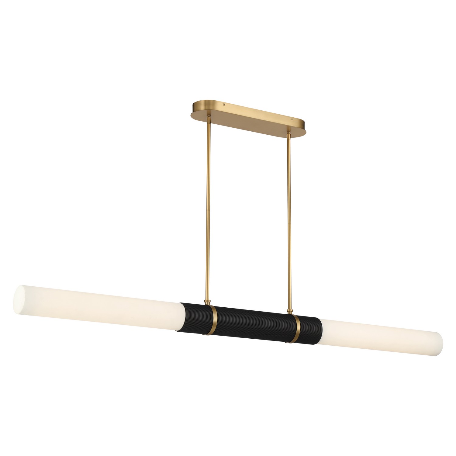 Legacy Brass LED Linear Chandelier from the Linthor Collection