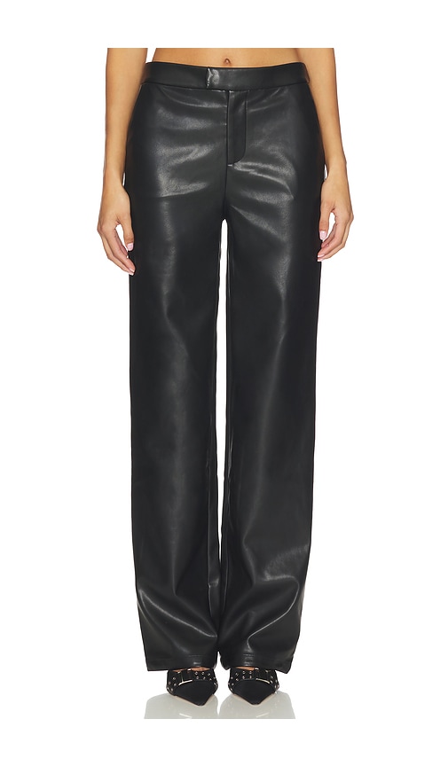 Lovers and Friends x Emma Leger Greta Faux Leather Pants in Black. - L also in M, S, XL