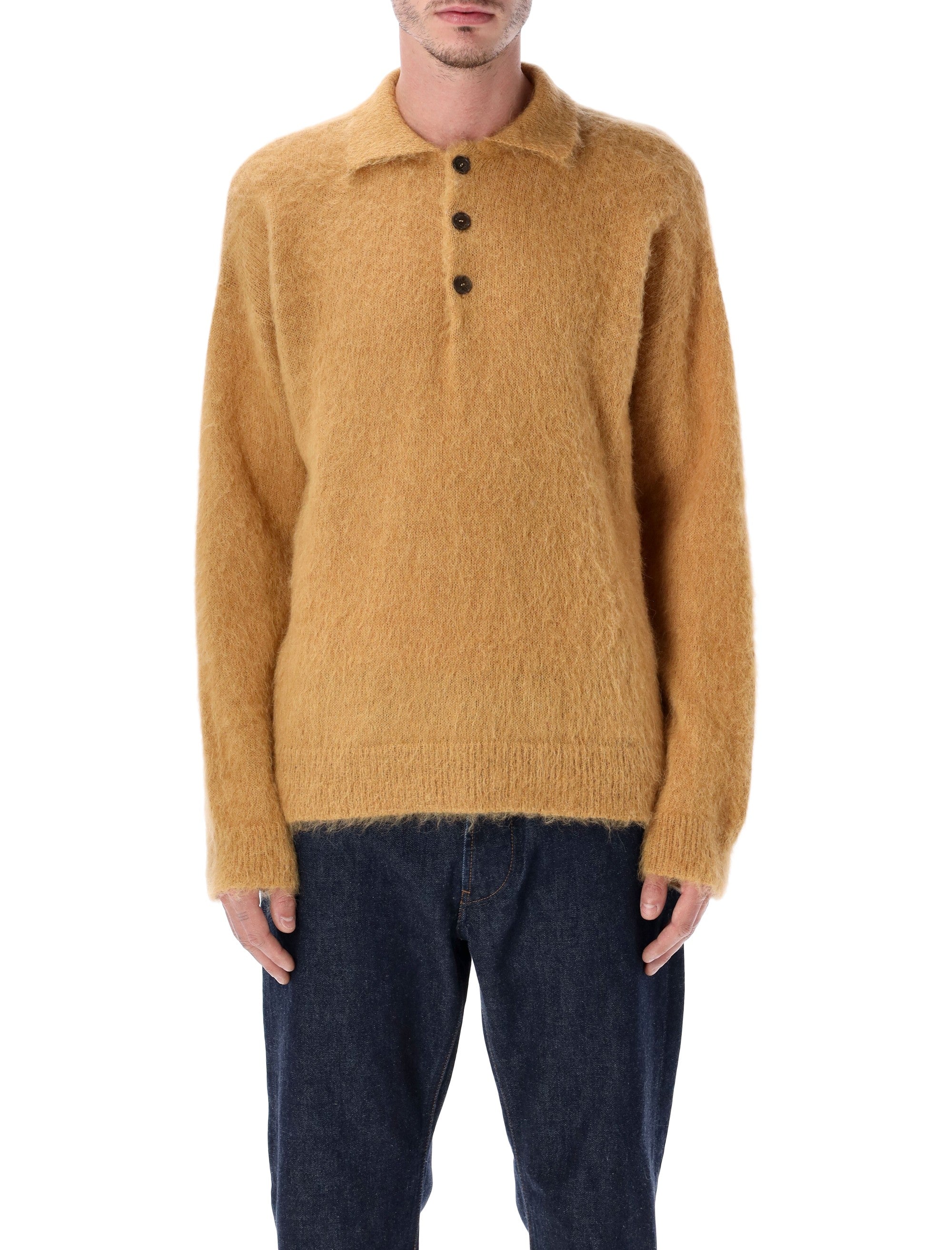 Basic Polo Mohair Sweater