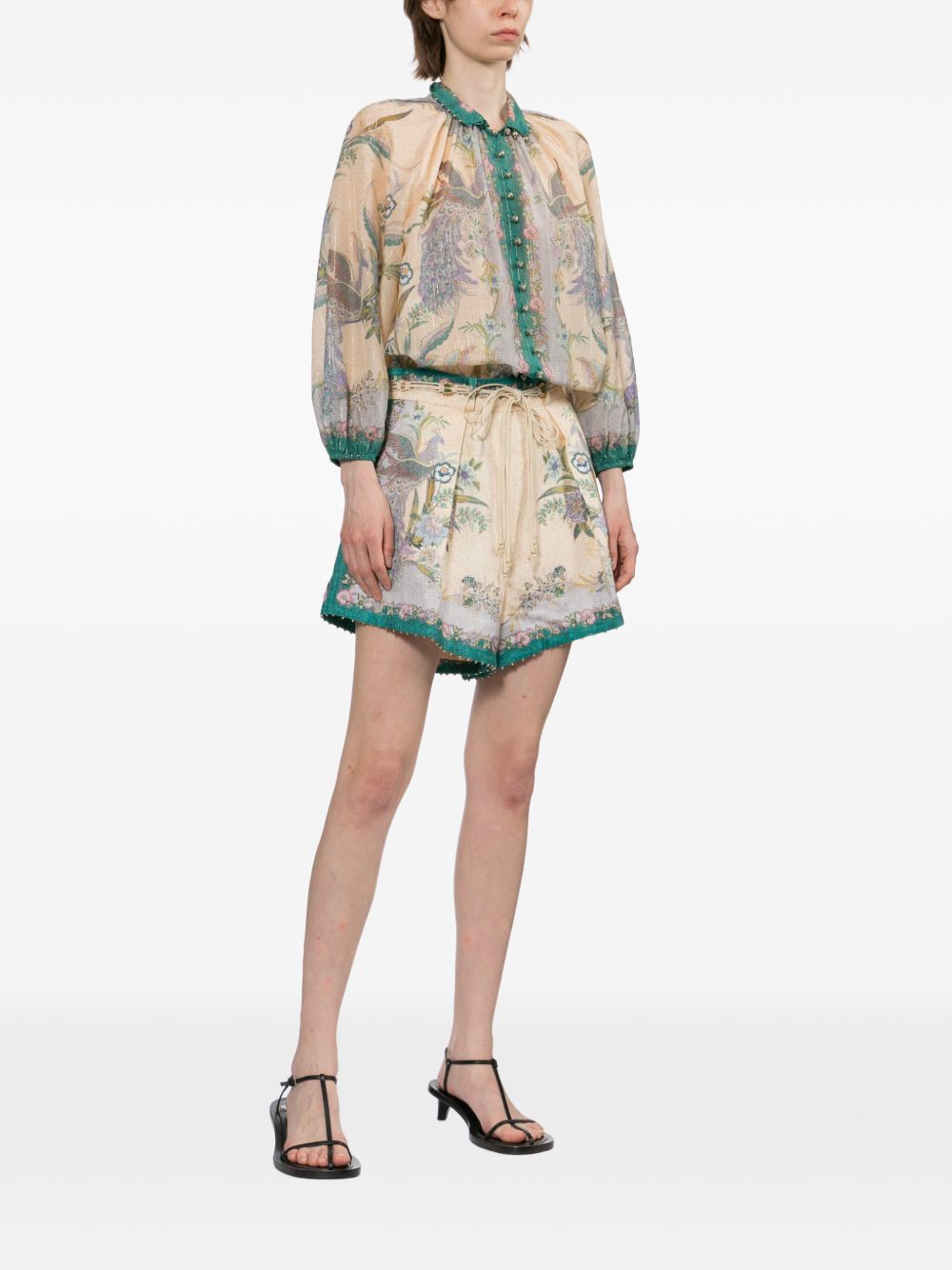 Indra Cotton And Silk Blouse