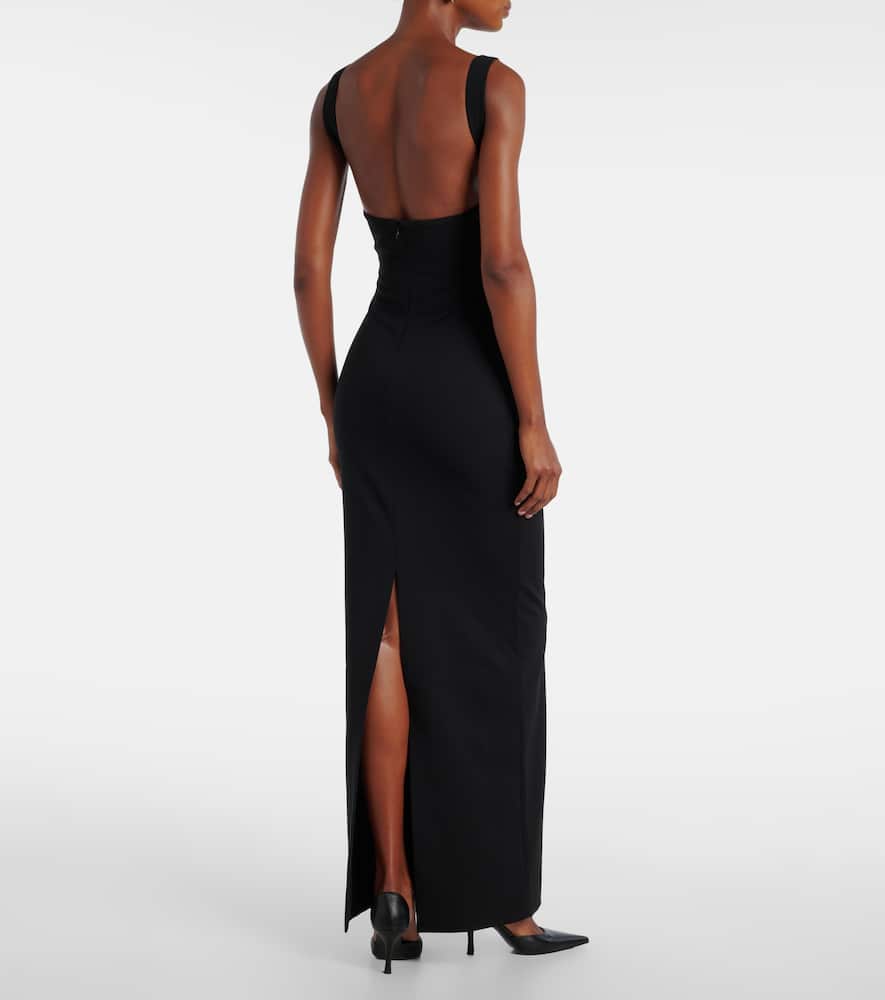 Joni crêpe gown
