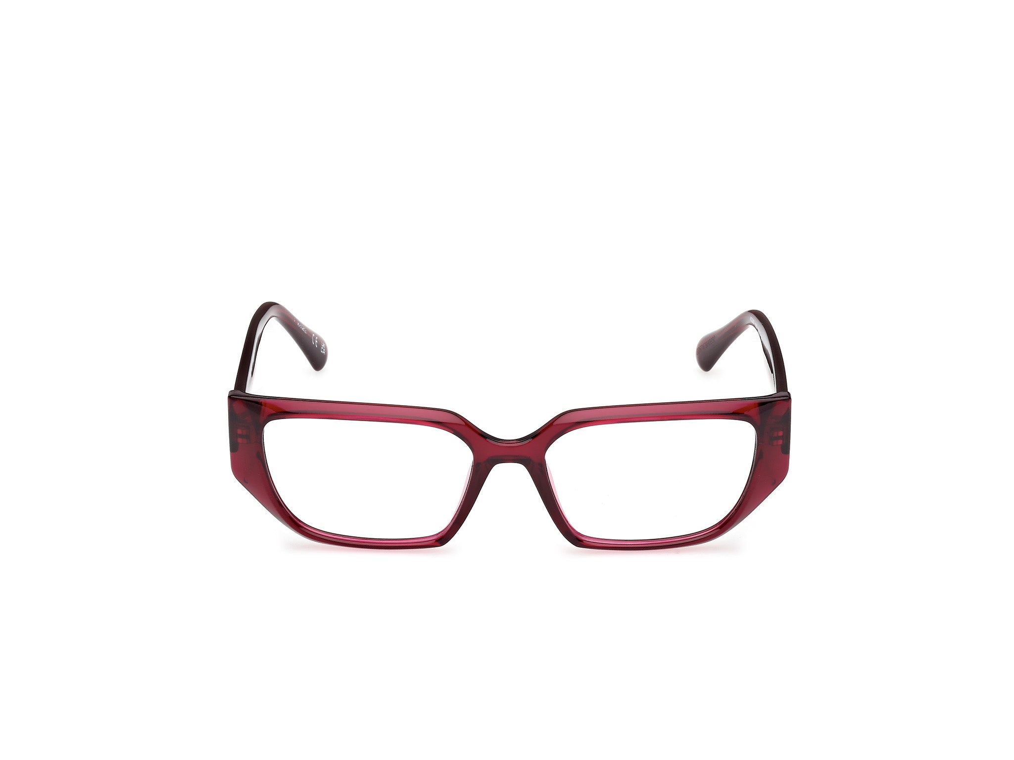 MAX&Co Mujer MAX&Co MO5207 069 Monturas ópticas Inyectado Burdeos Geométrico Norma