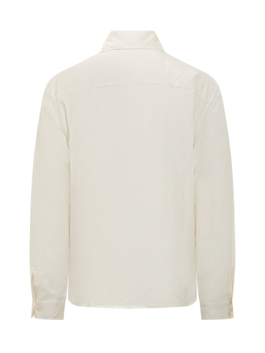 White Regular Solid Shirt