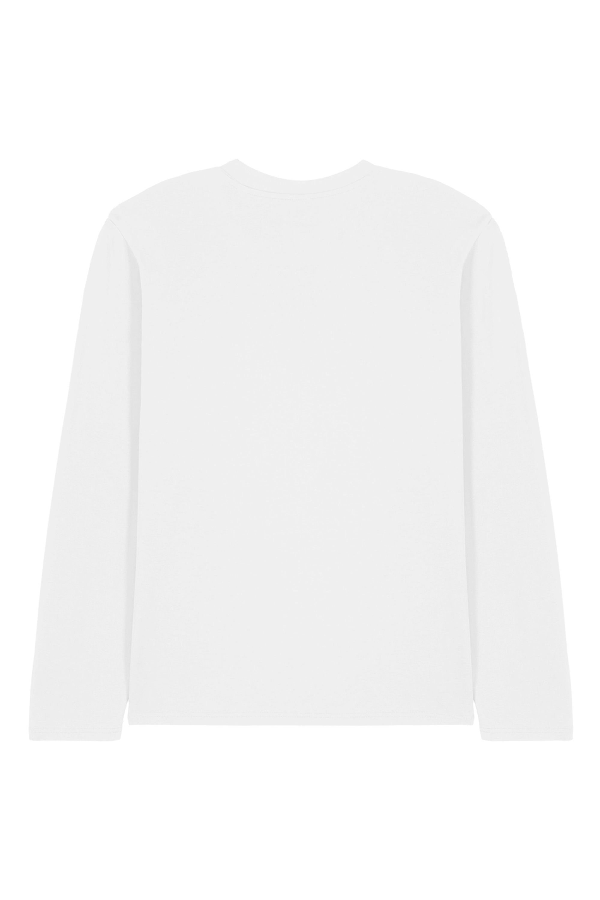 Disney Mickey Mouse Laurel Football Long Sleeve T Shirt, White